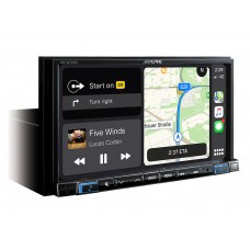 Alpine INE-W720D 7” navigacijos sistema su TomTom žemėlapiais, veikianti su Apple CarPlay ir Android Auto