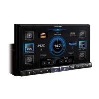 Alpine iLX-705D Aukščiausios kokybės 2DIN skaitmeninės medijos stotis, automobilio stereo su DAB+ skaitmeniniu radiju, Apple CarPlay ir Android Auto suderinamumu